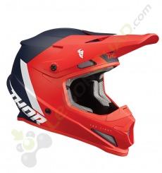 Casque THOR SECTOR CHEV ROUGE/BLEU MARINE taille S