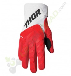 Gants enfant THOR SPECTRUM ROUGE/BLANC taille YXS