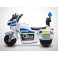 Moto électrique enfant Police 22W - KINGTOYS