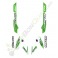 Kit décoration KEROX Raptor vert quad enfant