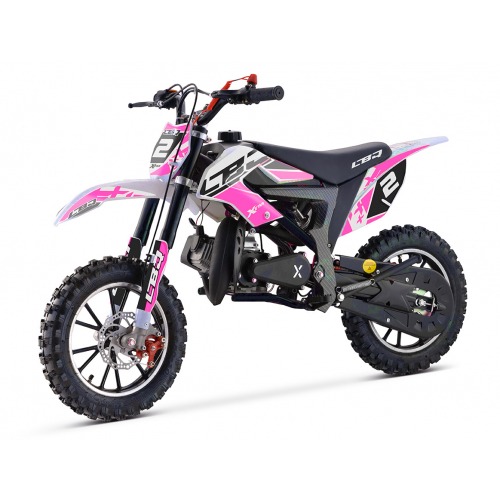 Pocket cross 50cc enfant LBQ XTM500 ROSE