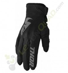 Gants enfant THOR Sector taille YXS NOIR-GRIS