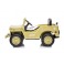 JEEP WILLYS enfant électrique 12V SABLE 1 PLACE