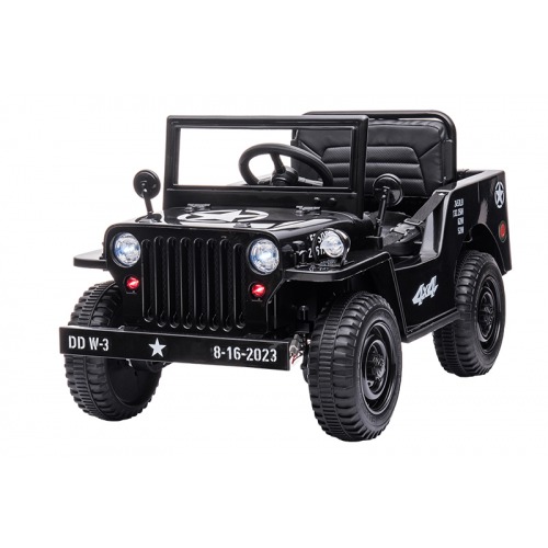 JEEP WILLYS enfant électrique 12V NOIR 1 PLACE