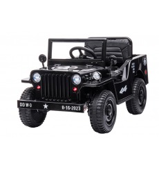 JEEP WILLYS enfant électrique 12V NOIR 1 PLACE