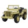 JEEP WILLYS 3 PLACES électrique enfant 24V SABLE