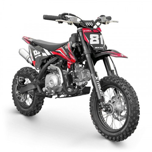 Moto enfant 70cc XTRM 81 ROUGE