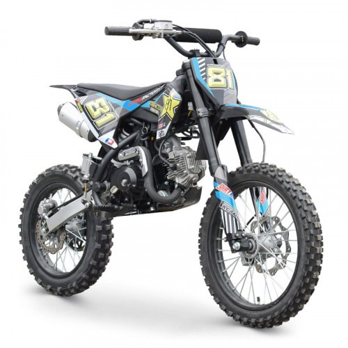 Pit bike automatique 110cc XTRM 81 MX110 BLEU 14/17 pouces