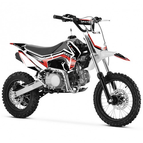 Pit Bike 125cc BASTOS BS FIRST ROUGE - édition 2025