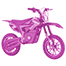 Moto électrique enfant rose